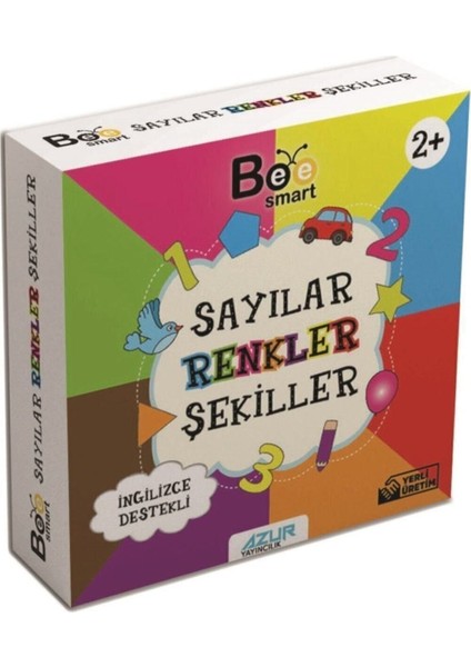Elite Bee Smart Zeka Kartları Sayılar Renkler Şekiller (Ingilizce Destekli) 1 Adet