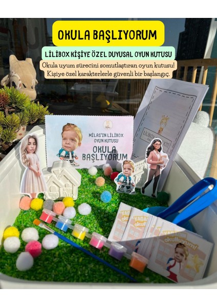Elite Lilibox - Okula Başlıyorum - Kişiye Özel Oyun Kutusu 1 Adet