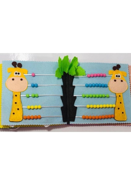 Elite Montessori Bebek Kitabı Keçe Aktivite Kitabı Koala Tasarım Kapak 6-24 Ay 1 Adet indirimleri