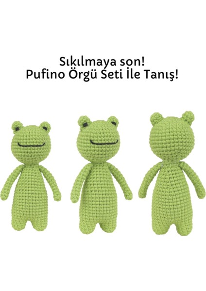 Elite Kurbağa Amigurumi Tığ Kiti, Amigurumi Örgü Seti, Tığ Işi Amigurumi Örgü Oyuncak Seti 1 Adet modelleri
