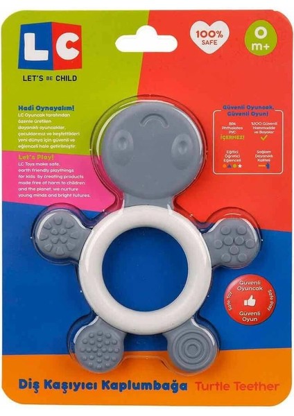 Elite Let's Be Child Babyzz Diş Kaşıyıcı Kaplumbağa (Karışık Renk 1 Adet) 1 Adet