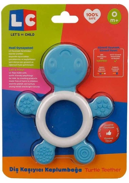 Elite Let's Be Child Babyzz Diş Kaşıyıcı Kaplumbağa (Karışık Renk 1 Adet) 1 Adet