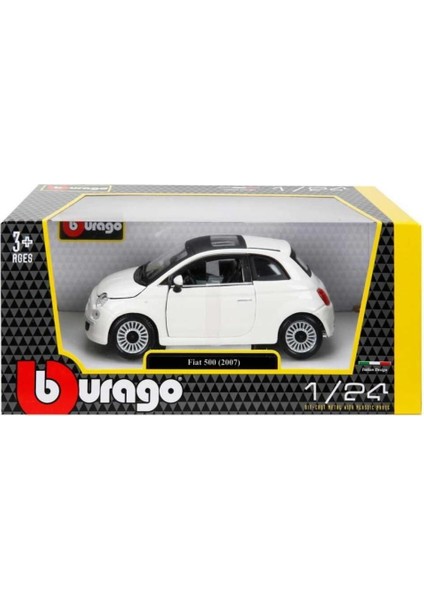Elite 22106 Burago 1:24 Fiat 500 2007 Model Araba 1 Adet