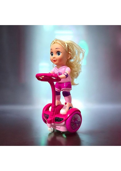 Elite Hareketli Işıklı Scooter Süren Kız Oyuncak Müzikli Sport Girl 1 Adet indirimleri
