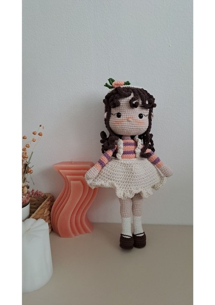 Elite Amigurumi Örgü Oyuncak Melisa Bebek 1 Adet