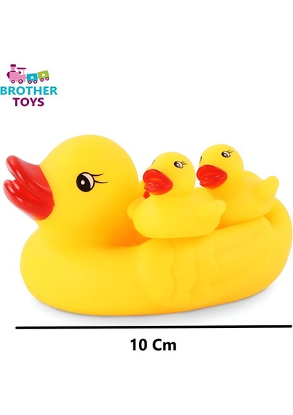 Elite Banyo Ördeği Oyuncak Anne Ördek ve Yavruları 4'lü Set 10 Cm. 1 Adet