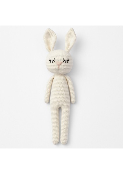 Elite El Örgüsü Amigurumi Tavşan Oyuncak – Uyku Oyuncağı - %100 Pamuk Iplikten 1 Adet