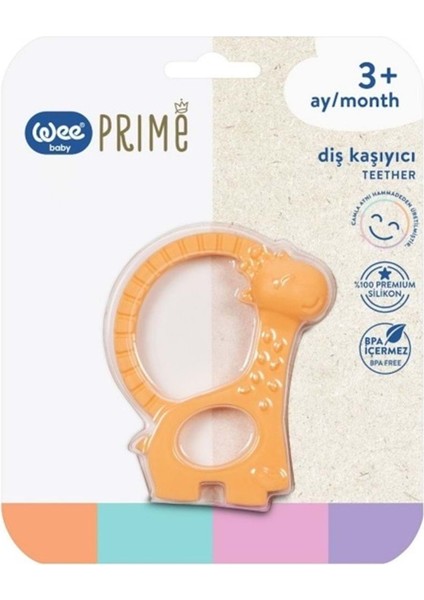 Elite Prime Silikon Diş Kaşıyıcı (KOD:928) - Turuncu 1 Adet