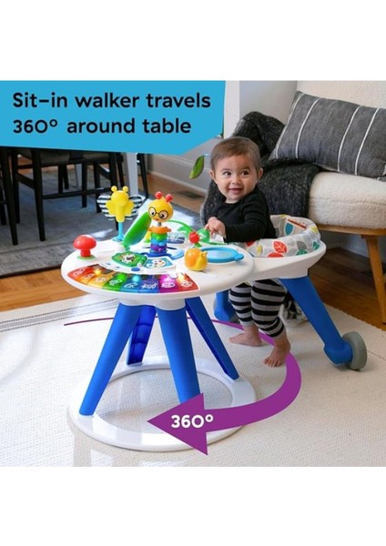 Elite Baby Einstein Around We Grow 4'ü 1 Arada Yürüteç, Keşif Aktivite Merkezi ve Masası, 6 Ay ve Üz 1 Adet modelleri