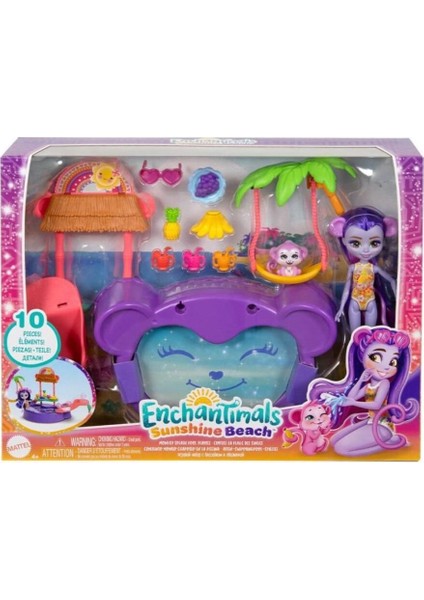 Elite HTW73 Enchantimals Eğlenceli Havuz Partisi Oyun Seti 1 Adet