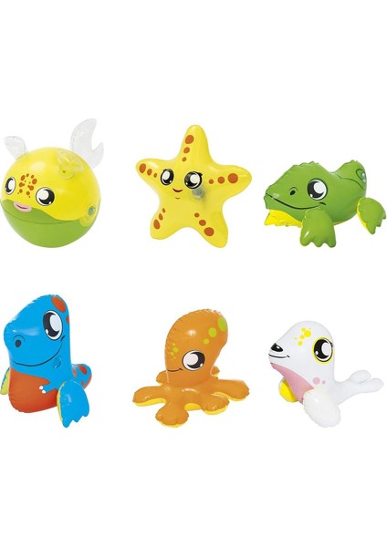 Elite Lvnmblya Şişme Banyo Oyuncakları 34030, Çok Renkli Shop Deesing 224120 1 Adet