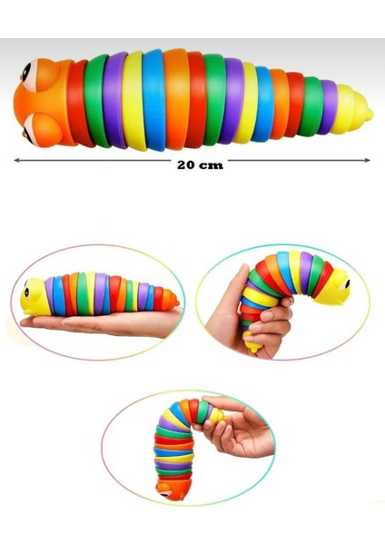 Elite Bebek Aktivite Kutusu- Ergoterapi- Bebek Oyun Seti- Bebek Gelişim-Çıngırdak- Baloncuk-Tırtıl 1 Adet