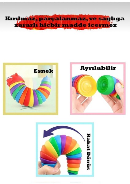 Elite Bebek Aktivite Kutusu- Ergoterapi- Bebek Oyun Seti- Bebek Gelişim-Çıngırdak- Baloncuk-Tırtıl 1 Adet