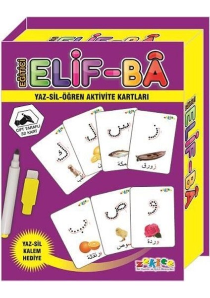 Elite Bilge Hatun Zekice Eğitici Öğretici Elif Ba Kutu Oyunu 1 Adet