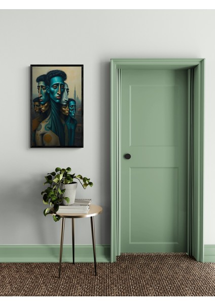 Çerçeveli Tablo Modern Dekoratif Sürreal Sanat