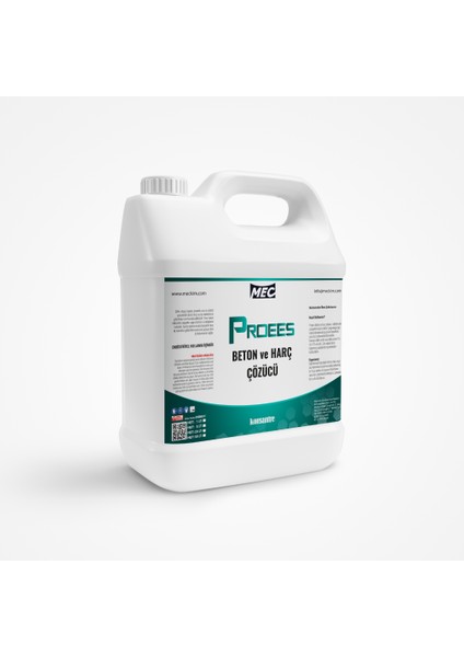 Beton ve Harç Çözücü Proees 5 Litre fiyatları