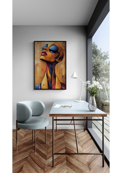 Çerçeveli Tablo Modern Soyut Sanat Duyguların Geometrisi
