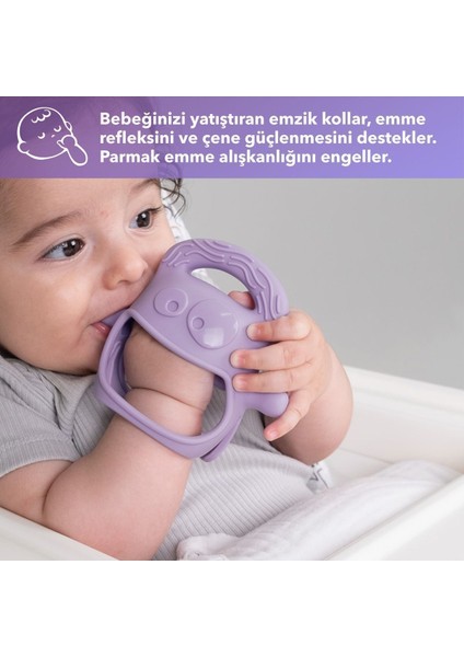 Silikon Bebek Diş Kaşıyıcı – BPA ve BPS İçermez, Ergonomik Tutma, Sevimli Tasarım, Duyusal ve Motor Gelişimi Destekler fiyatları