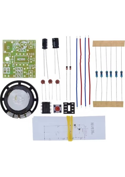 Dc 5V Ding Dong Kapı Zili NE555 Hobi Devresi Dıy Lehimleme Kiti - Demonte(Montesiz) indirimleri