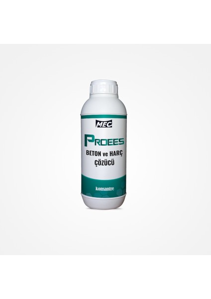 Proees Beton ve Harç Çözücü 1 Litre x 12 Adet