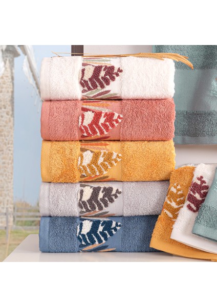 Kayra - %70 Bambu / %30 Pamuk Nakışlı El Havlusu - 6'lı Set 50X90 fiyatları