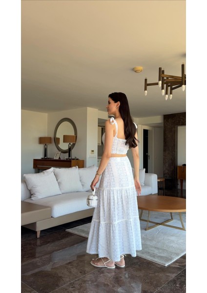 Desenli Ikili Crop-Etek Takım fiyatları