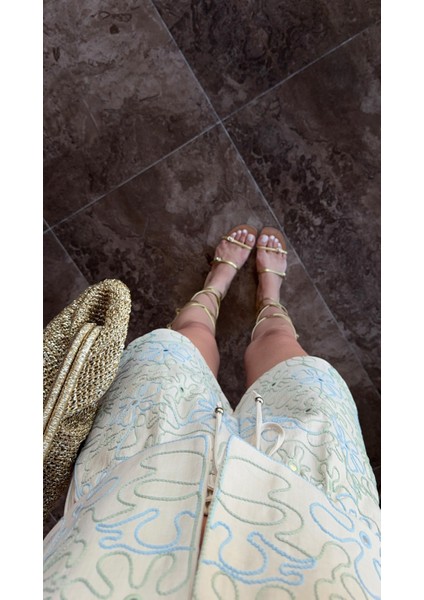 Işlemeli Yelek-Şort Takım indirimleri