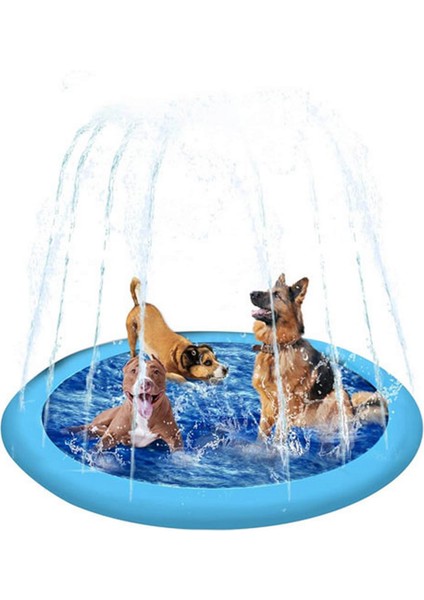 Köpek Yatağı Şişme Su Fışkırtmalı 150 cm Sptgl