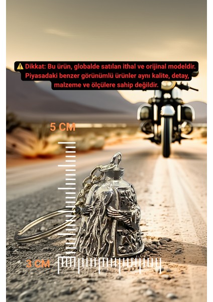 Çelik Motor Şans Çanı Guardian Bell Meleklerden Hızlı Gitme Model Koruyucu Motosiklet Anahtarlık fırsatları