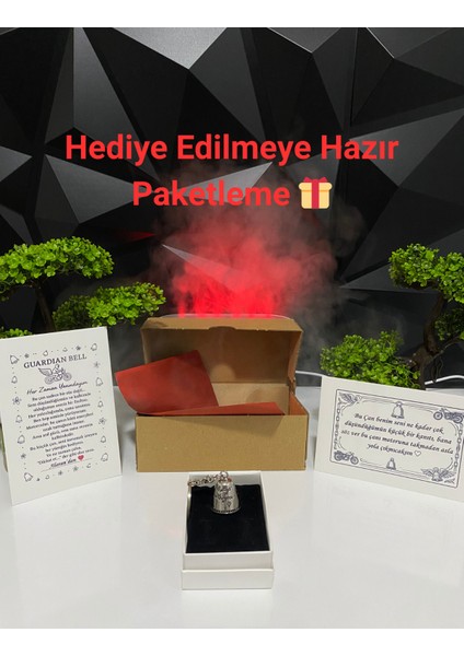Çelik Motor Şans Çanı Guardian Bell Her Zaman Yanındayım Model Anahtarlıklı Motosiklet Luck Bell fiyatları