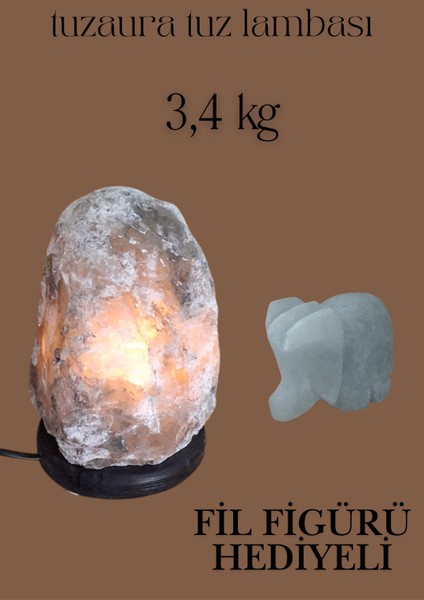 Çankırı Doğal Tuz Lamba 3-4 kg Ağırlığında