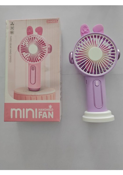 Mini El Fanı Büyük Boy Şarjlı Telefon Tutuculu Figürlü 3 Kademeli Taşınabilir Vantilatör Masa El Tipi Serinletici fiyatları