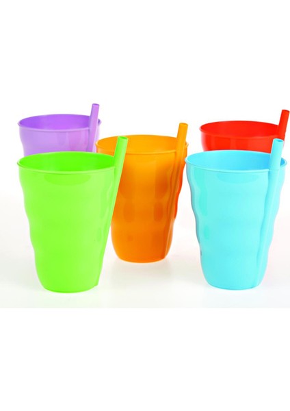 Pipetli Bardak 3lü