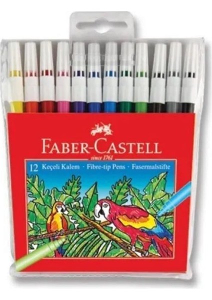 Faber Castell Keçeli Kalem 12 Li