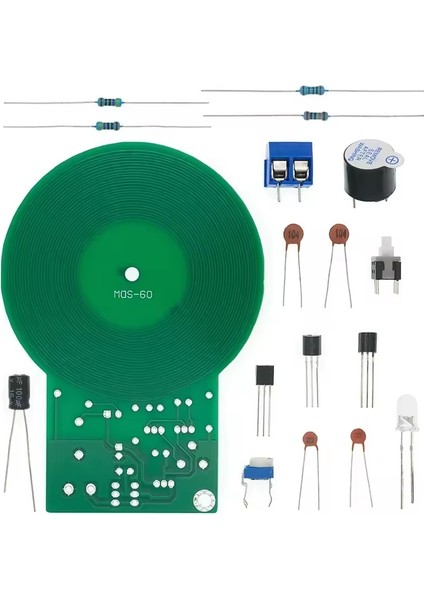 Dc 3-5V Metal Dedektör 60MM Temassız Sensör Hobi Devresi Dıy Lehimleme Kiti - Demonte(Montesiz) fiyatları