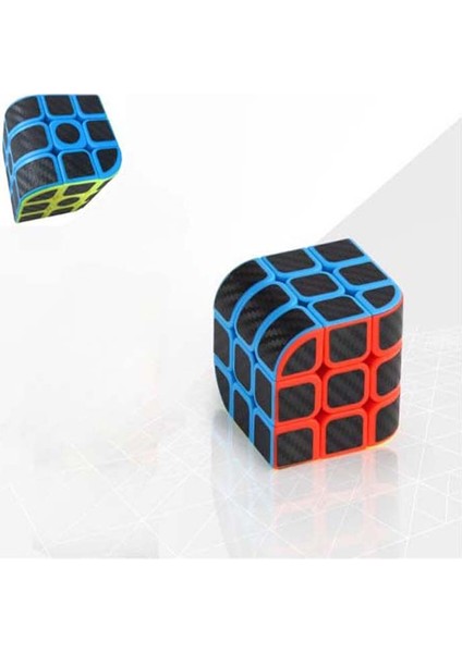 Oval Kenarlı Zeka Küpü Küçük Rubik Küp Sabır Küpü (1 Adet) (Ebat: 5,4 cm x 5,4 Cm)