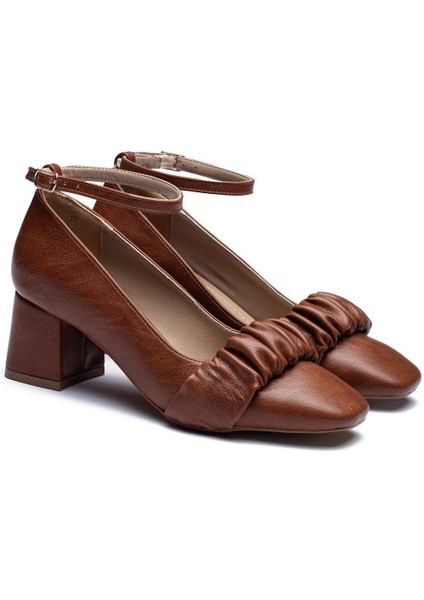 910 Kadın Bilekten Bağcıklı Topuklu Ayakkabı