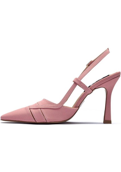 7405 Kadın Önü Kapalı Sivri Burun Topuklu Ayakkabı modelleri