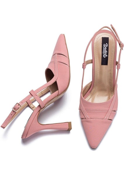7405 Kadın Önü Kapalı Sivri Burun Topuklu Ayakkabı fırsatları