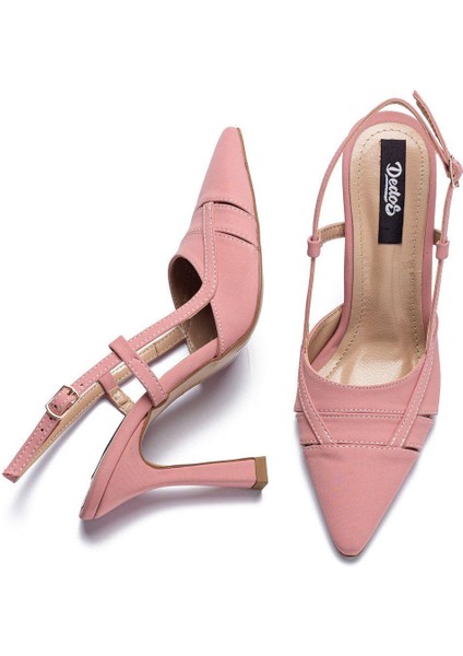 7405 Kadın Önü Kapalı Sivri Burun Topuklu Ayakkabı fırsatları