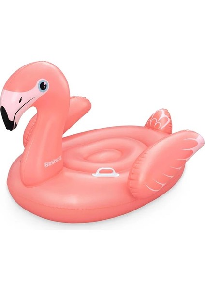 Pembe Flamingo Şekilli Şişme Deniz Yatağı | 138X107 cm | 3+ Yaş Çocuk Havuz Oyuncağı fiyatları