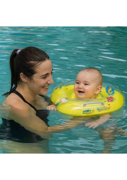 Bebek Boyun Simidi |3-6 Yaş Emniyet Kemerli Boncuklu Balık Desenli Renkli Şişme Simit fiyatları