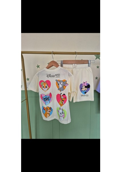 2li Tshirt Şort Beyaz Kız TAKIMI Pamuklu modelleri