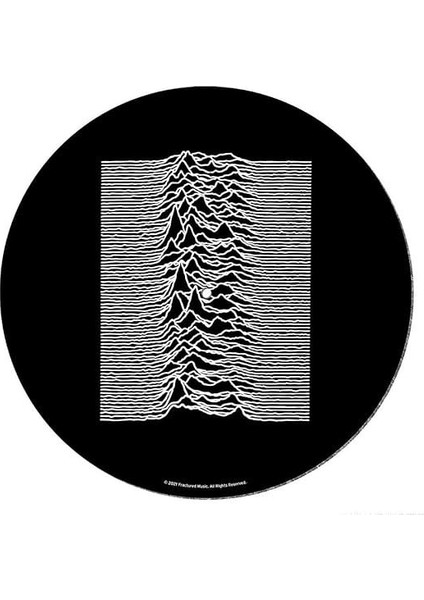 Joy Dıvısıon (Unknown Pleasure) Baskılı Pikap Keçesi (Slıpmat)