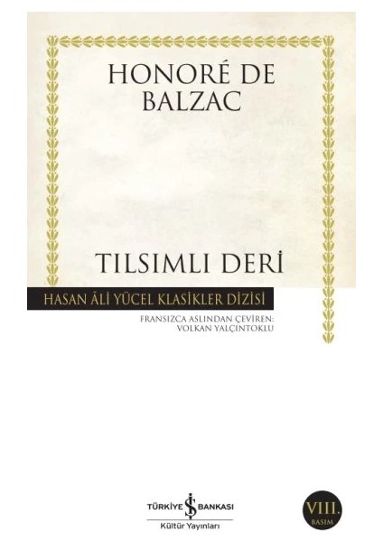 Tılsımlı Deri - Hasan Ali Yücel Klasikleri
