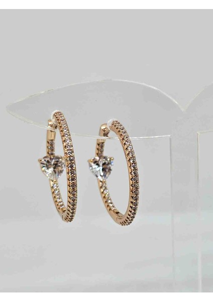 Zirkon Taş Detaylı Kadın Çelik Küpe fırsatları