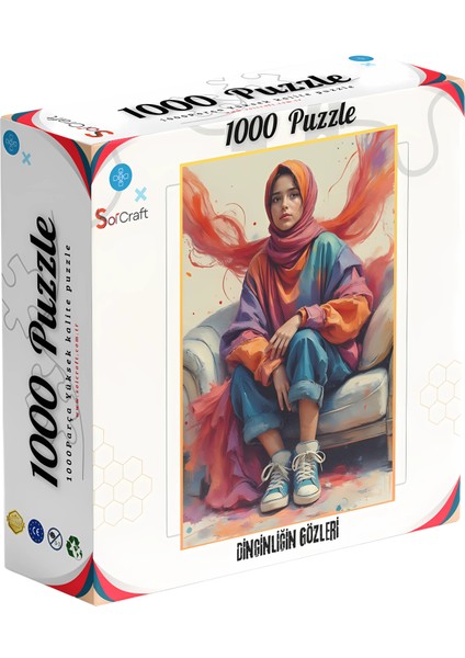 1000 Parça Puzzle Dinginliğin Gözleri