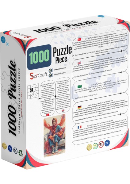1000 Parça Puzzle Dinginliğin Gözleri
