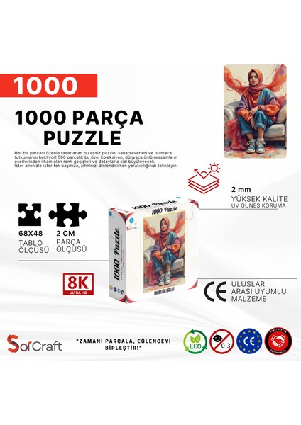 1000 Parça Puzzle Dinginliğin Gözleri