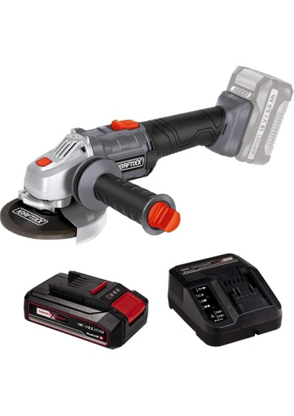 Kraftixx By Einhell Kx-Ws 18 Li Akülü Avuç Taşlama 1x2.5 Amper 4514008 S1